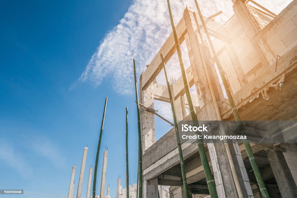Detaliu structură din beton armat monolit